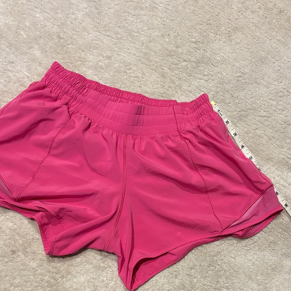lululemon athletica Bright Pink Athletic Shorts